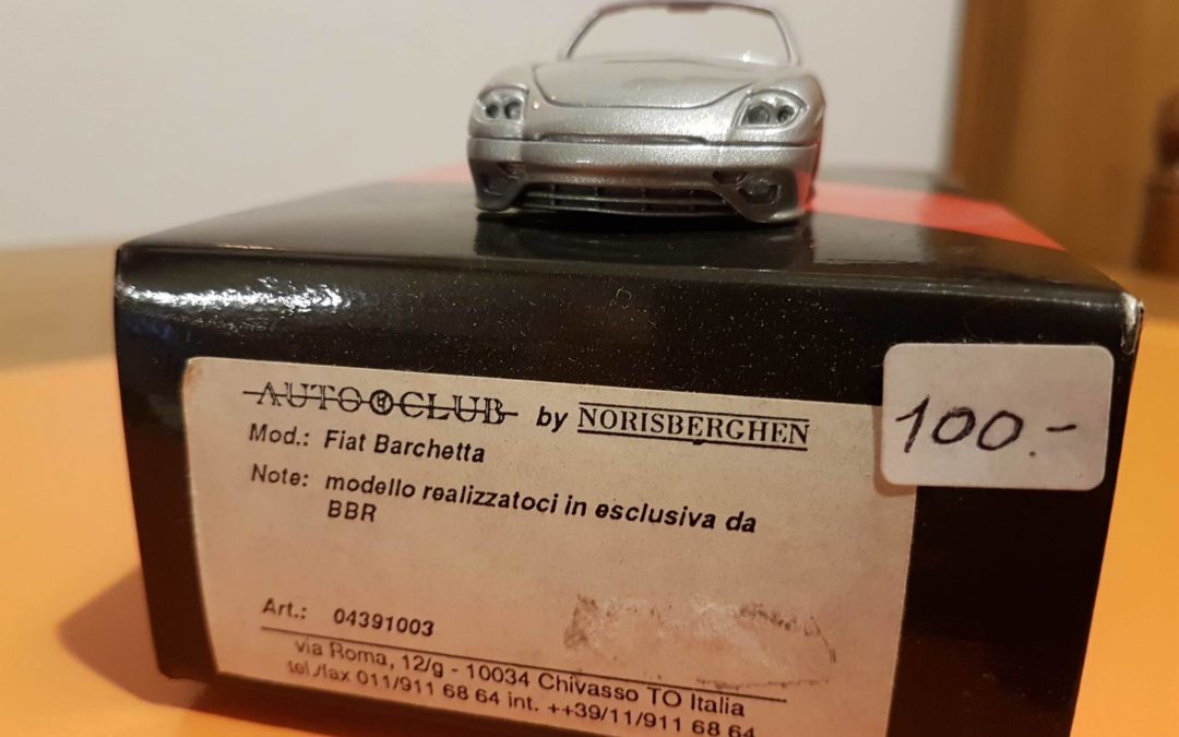 Modèle réduit Fiat Barcheta BBR